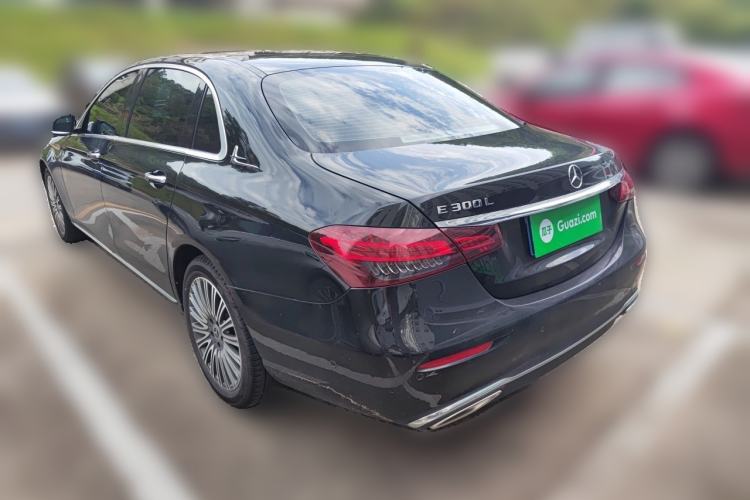 Used Mercedes-Benz E-Class 2021 E 300 L Stylish Model Rear Left 45 Deg