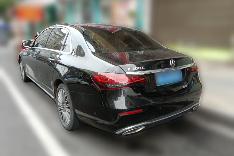 Used Mercedes-Benz E-Class 2021 E 300 L Stylish Model Rear Left 45 Deg