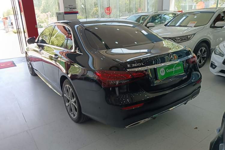 Used Mercedes-Benz E-Class 2021 E 300 L Sporty and Stylish Model Rear Left 45 Deg