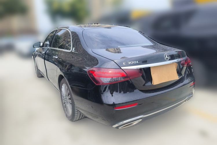 Used Mercedes-Benz E-Class 2021 E 300 L Stylish Model Rear Left 45 Deg