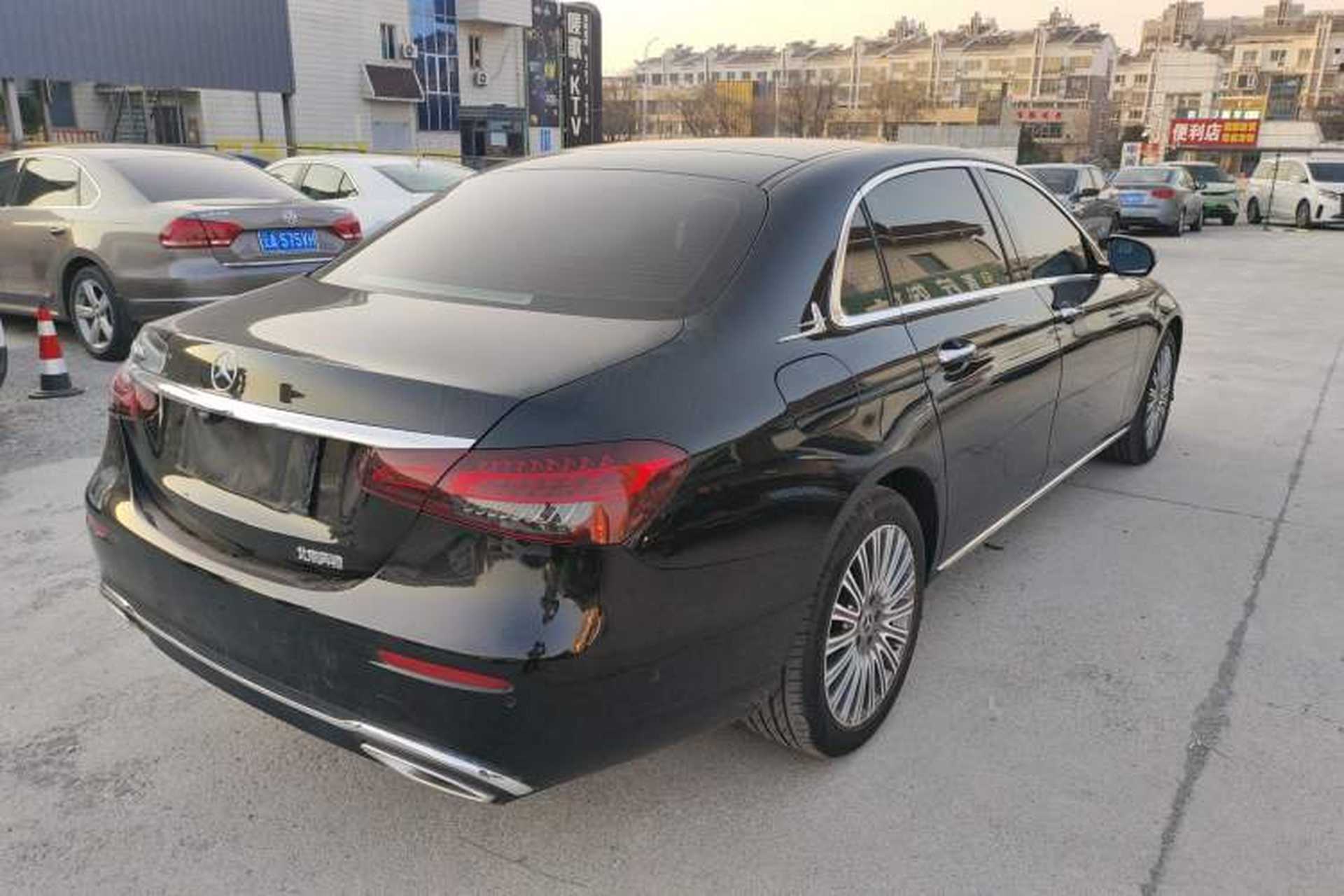 Used Mercedes-Benz E-Class 2021 E 300 L Stylish Model Rear Right 45 Deg