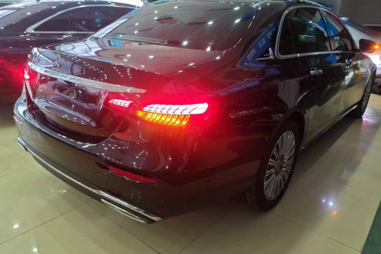 Used Mercedes-Benz E-Class 2021 E 300 L Stylish Model Rear Right 45 Deg