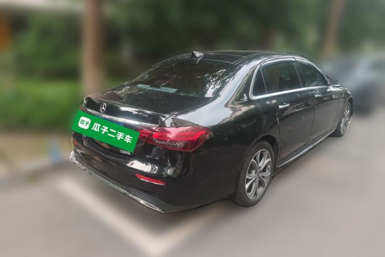 Used Mercedes-Benz E-Class 2021 E 300 L Sporty and Stylish Model Rear Right 45 Deg