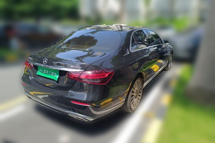 Used Mercedes-Benz E-Class 2021 E 300 L Luxury Model Rear Right 45 Deg