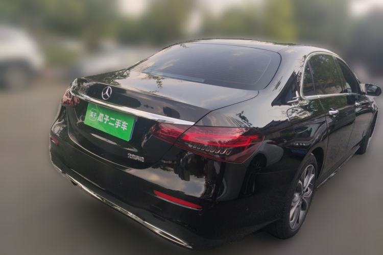 Used Mercedes-Benz E-Class 2021 E 300 L Sporty and Stylish Model Rear Right 45 Deg