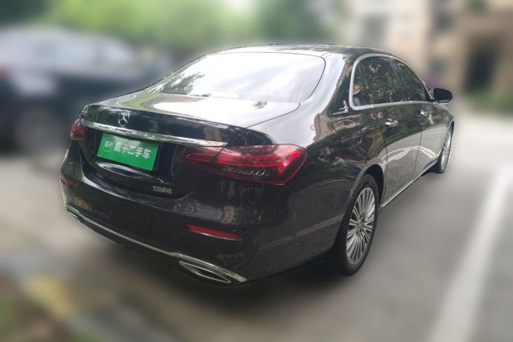 Used Mercedes-Benz E-Class 2021 E 300 L Stylish Model Rear Right 45 Deg
