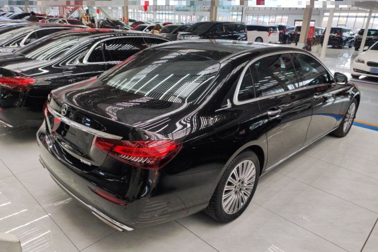 Used Mercedes-Benz E-Class 2021 E 300 L Stylish Model Rear Right 45 Deg