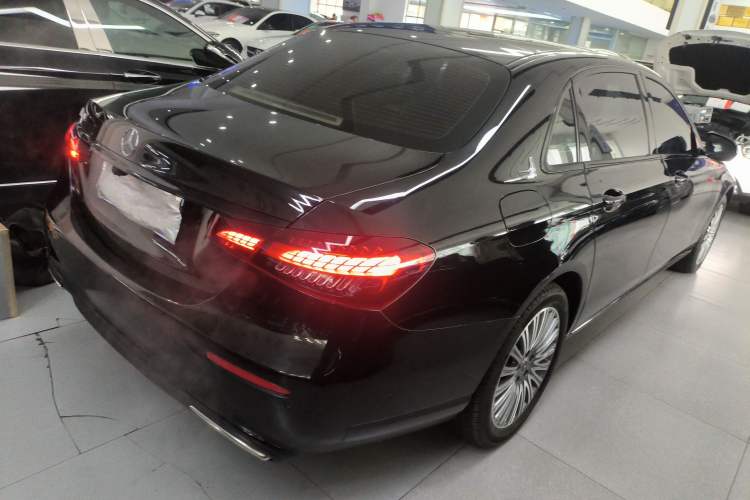 Used Mercedes-Benz E-Class 2021 E 300 L Stylish Model Rear Right 45 Deg