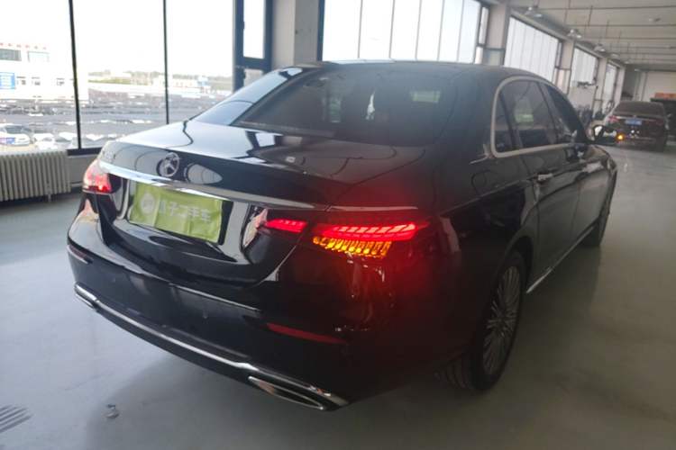 Used Mercedes-Benz E-Class 2021 E 300 L Stylish Model Rear Right 45 Deg
