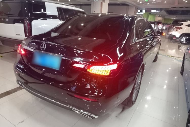 Used Mercedes-Benz E-Class 2021 E 300 L Stylish Model Rear Right 45 Deg
