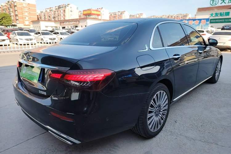 Used Mercedes-Benz E-Class 2021 E 300 L Stylish Model Rear Right 45 Deg