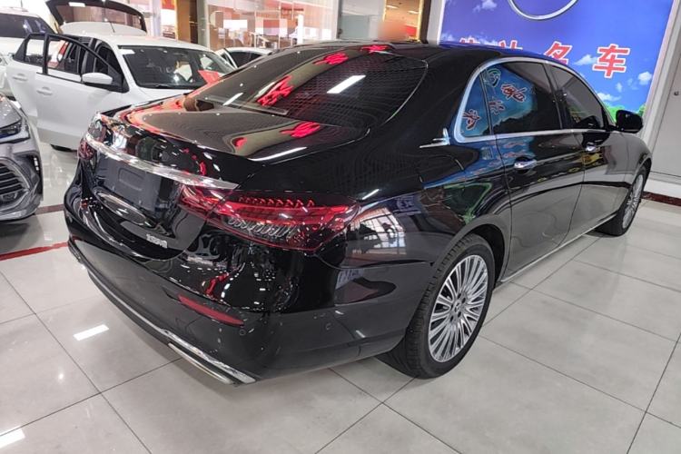 Used Mercedes-Benz E-Class 2021 E 300 L Stylish Model Rear Right 45 Deg