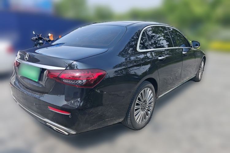 Used Mercedes-Benz E-Class 2021 E 300 L Sporty and Stylish Model Rear Right 45 Deg
