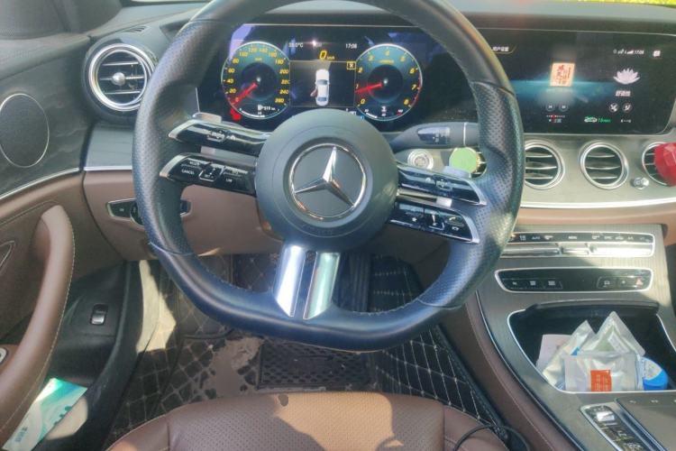Used Mercedes-Benz E-Class 2021 E 300 L Sporty and Stylish Model Steering Wheel