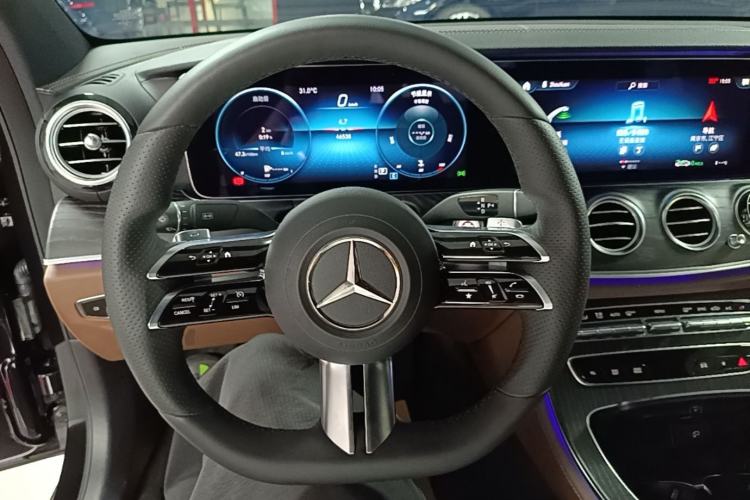 Used Mercedes-Benz E-Class 2021 E 300 L Sporty and Stylish Model Steering Wheel