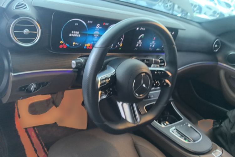 Used Mercedes-Benz E-Class 2021 E 300 L Sporty and Stylish Model Steering Wheel