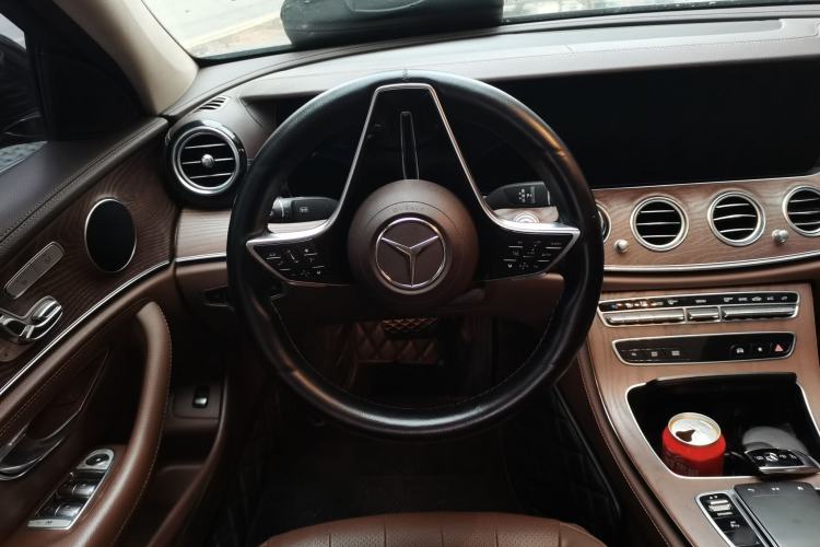 Used Mercedes-Benz E-Class 2021 E 300 L Sporty and Stylish Model Steering Wheel