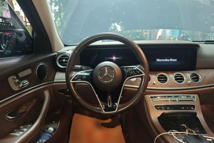 Used Mercedes-Benz E-Class 2021 E 300 L Sporty and Stylish Model Steering Wheel