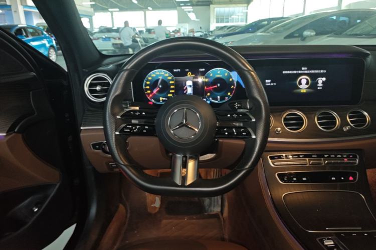 Used Mercedes-Benz E-Class 2021 E 300 L Sporty and Stylish Model Steering Wheel