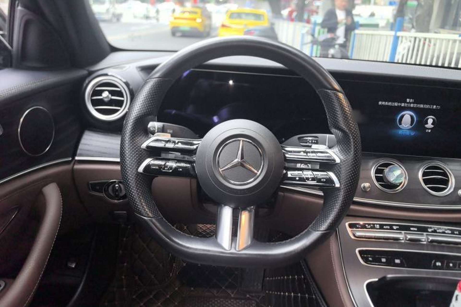 Used Mercedes-Benz E-Class 2021 E 300 L Sporty and Stylish Model Steering Wheel