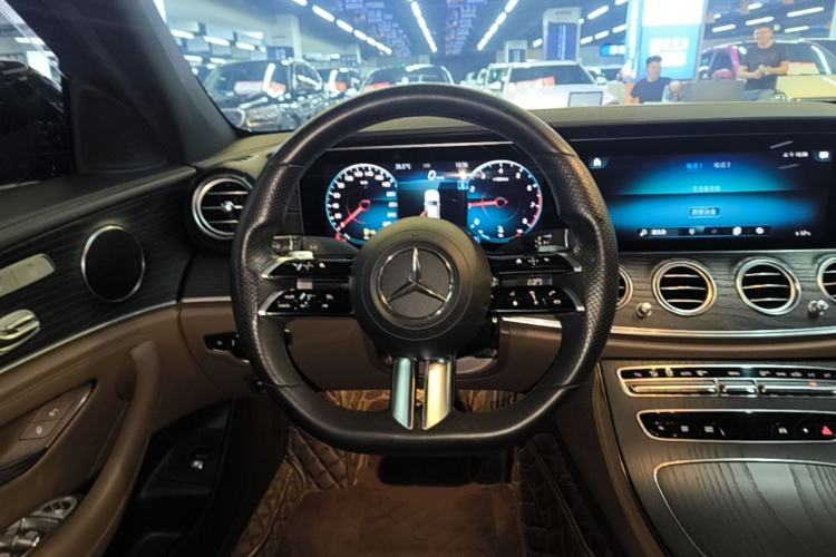 Used Mercedes-Benz E-Class 2021 E 300 L Sporty and Stylish Model Steering Wheel