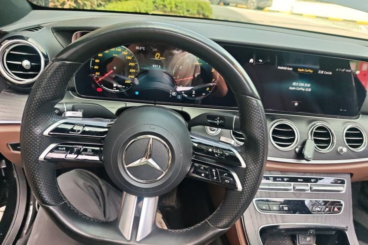 Used Mercedes-Benz E-Class 2021 E 300 L Sporty and Stylish Model Steering Wheel
