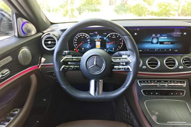 Used Mercedes-Benz E-Class 2021 E 300 L Sporty and Stylish Model Steering Wheel