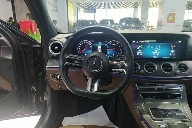 Used Mercedes-Benz E-Class 2021 E 300 L Sporty and Stylish Model Steering Wheel