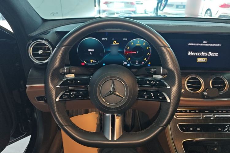 Used Mercedes-Benz E-Class 2021 E 300 L Sporty and Stylish Model Steering Wheel