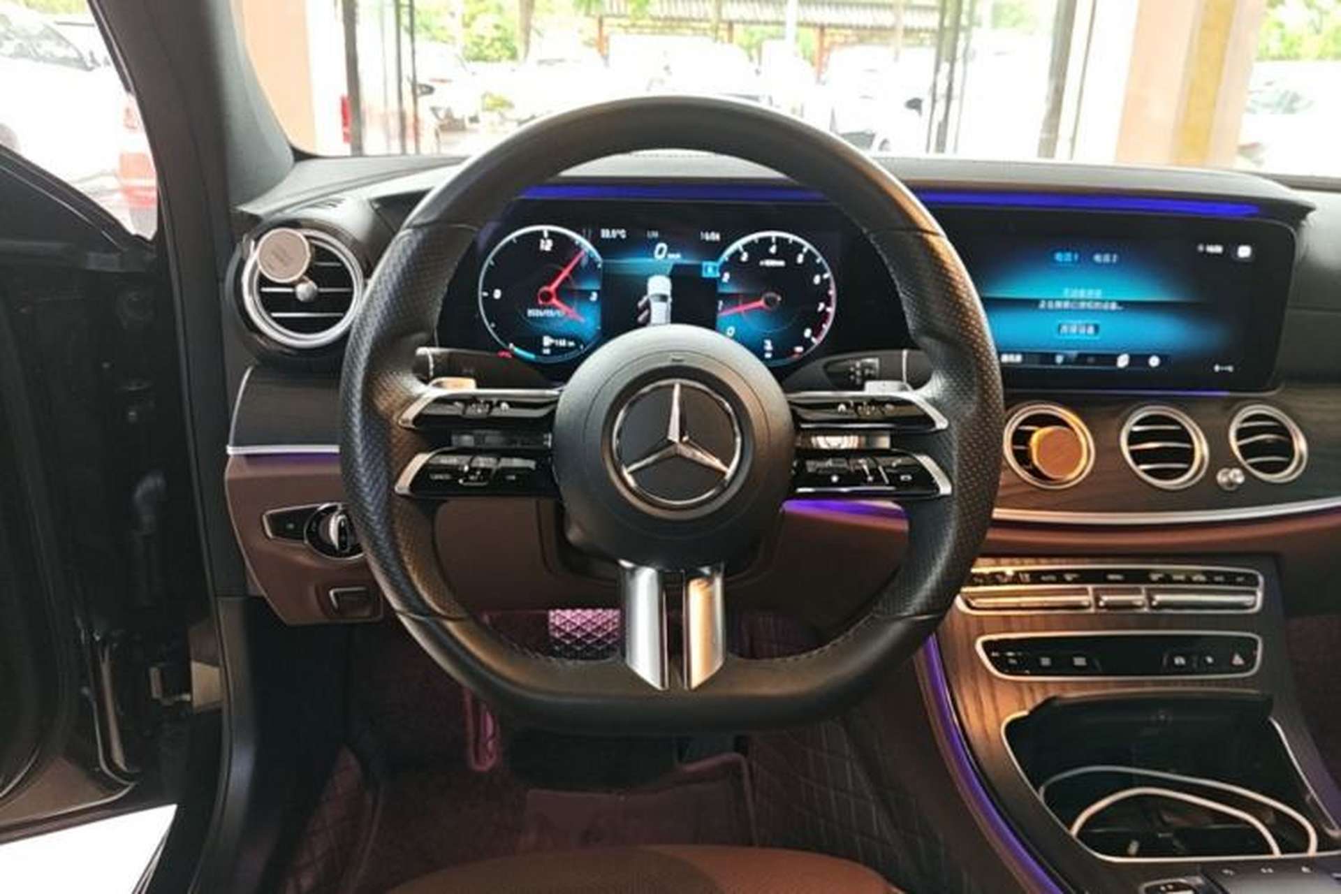 Used Mercedes-Benz E-Class 2021 E 300 L Sporty and Stylish Model Steering Wheel