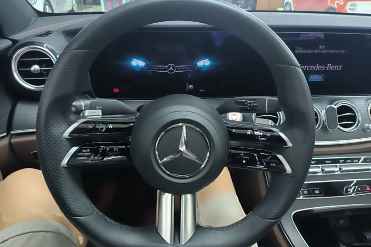 Used Mercedes-Benz E-Class 2021 E 300 L Sporty and Stylish Model Steering Wheel