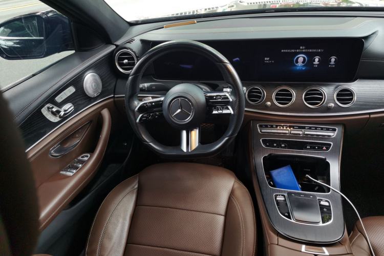 Used Mercedes-Benz E-Class 2021 E 300 L Sporty and Stylish Model Steering Wheel