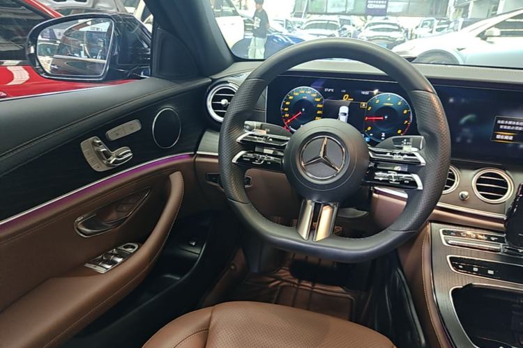 Used Mercedes-Benz E-Class 2021 E 300 L Sporty and Stylish Model Steering Wheel