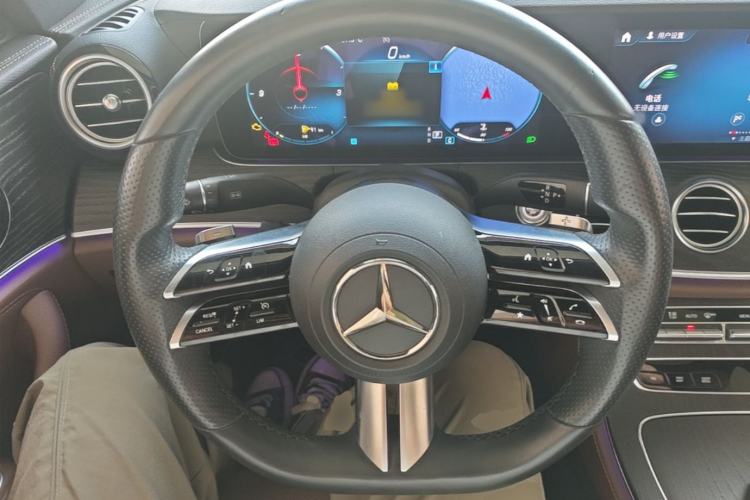 Used Mercedes-Benz E-Class 2021 E 300 L Sporty and Stylish Model Steering Wheel