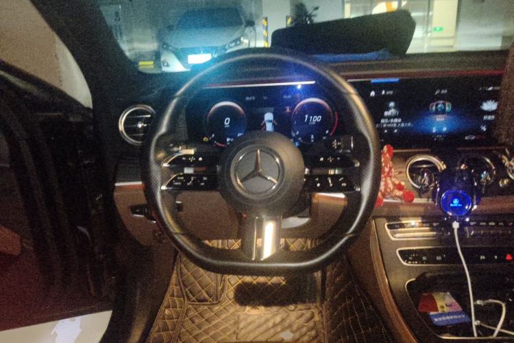 Used Mercedes-Benz E-Class 2021 E 300 L Sporty and Stylish Model Steering Wheel