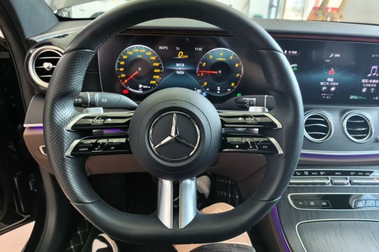 Used Mercedes-Benz E-Class 2021 E 300 L Sporty and Stylish Model Steering Wheel