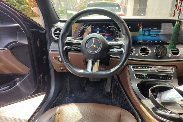 Used Mercedes-Benz E-Class 2021 E 300 L Sporty and Stylish Model Steering Wheel
