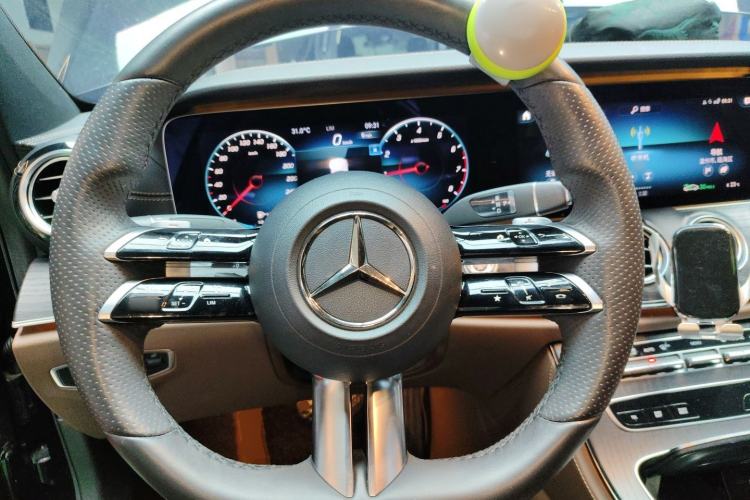 Used Mercedes-Benz E-Class 2021 E 300 L Sporty and Stylish Model Steering Wheel