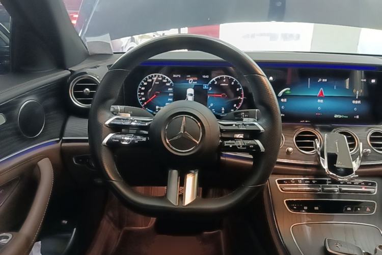 Used Mercedes-Benz E-Class 2021 E 300 L Sporty and Stylish Model Steering Wheel