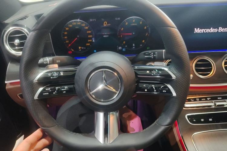 Used Mercedes-Benz E-Class 2021 E 300 L Sporty and Stylish Model Steering Wheel