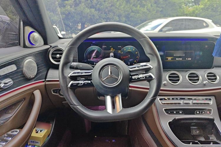 Used Mercedes-Benz E-Class 2021 E 300 L Sporty and Stylish Model Steering Wheel