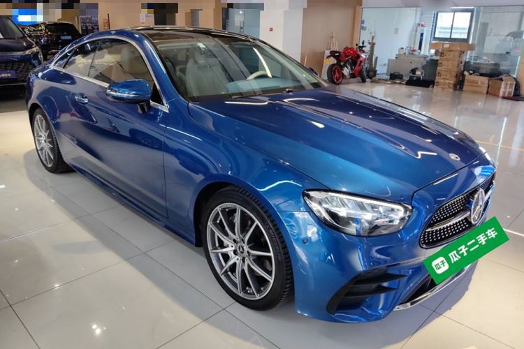Used Mercedes-Benz E-Class 2021 Facelift E 260 Coupe Front Right 45 Deg