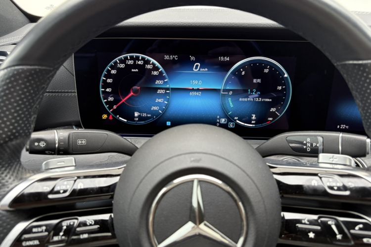 Used Mercedes-Benz E-Class 2021 Updated E 260 Fashion Sport Edition Odometer Close Up