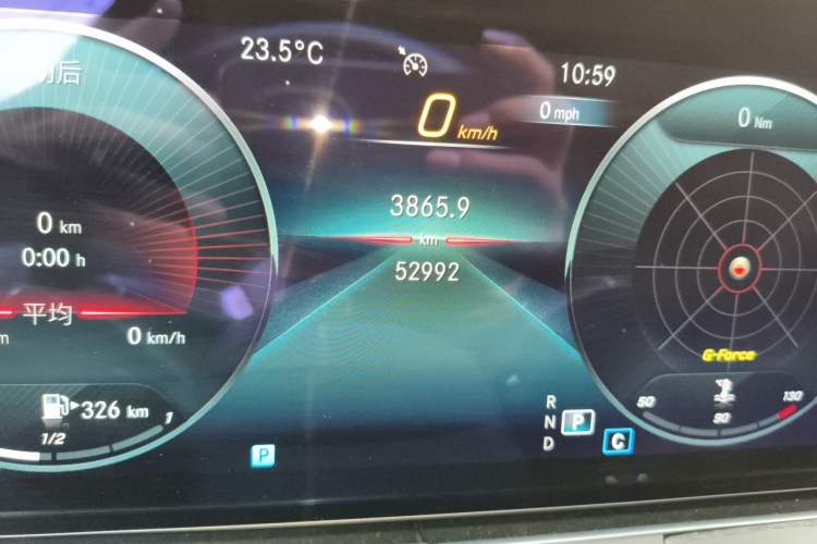 Used Mercedes-Benz E-Class 2021 Updated E 260 Fashion Sport Edition Odometer Close Up