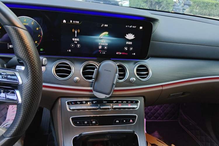 Used Mercedes-Benz E-Class 2021 E 300 L Sporty and Stylish Model Audio And AC Panel