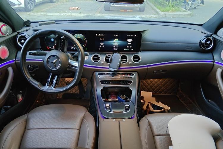 Used Mercedes-Benz E-Class 2021 E 300 L Sporty and Stylish Model Center Console