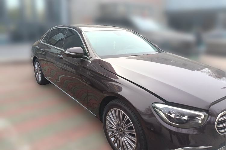 Used Mercedes-Benz E-Class 2021 E 300 L Stylish Model Front Right 45 Deg