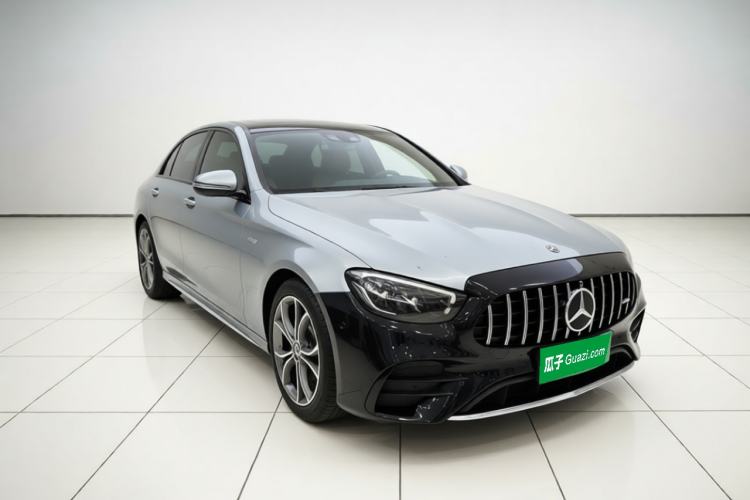 Used Mercedes-Benz E-Class 2021 E 300 L Sporty and Stylish Model Front Right 45 Deg