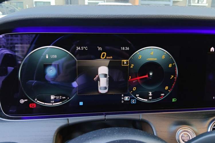 Used Mercedes-Benz E-Class 2021 E 300 L Sporty and Stylish Model Instrument Cluster