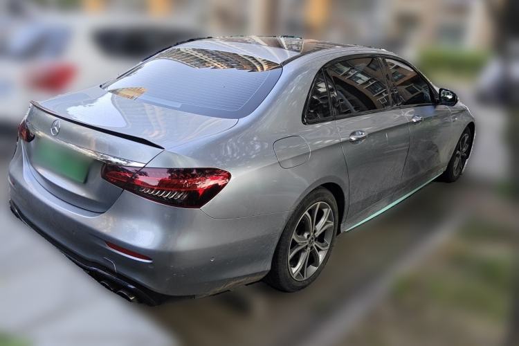 Used Mercedes-Benz E-Class 2021 E 300 L Sporty and Stylish Model Rear Right 45 Deg